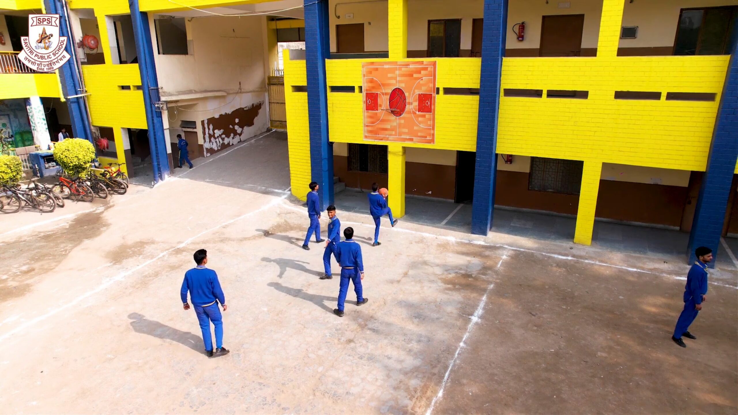 Badminton Court and Playground